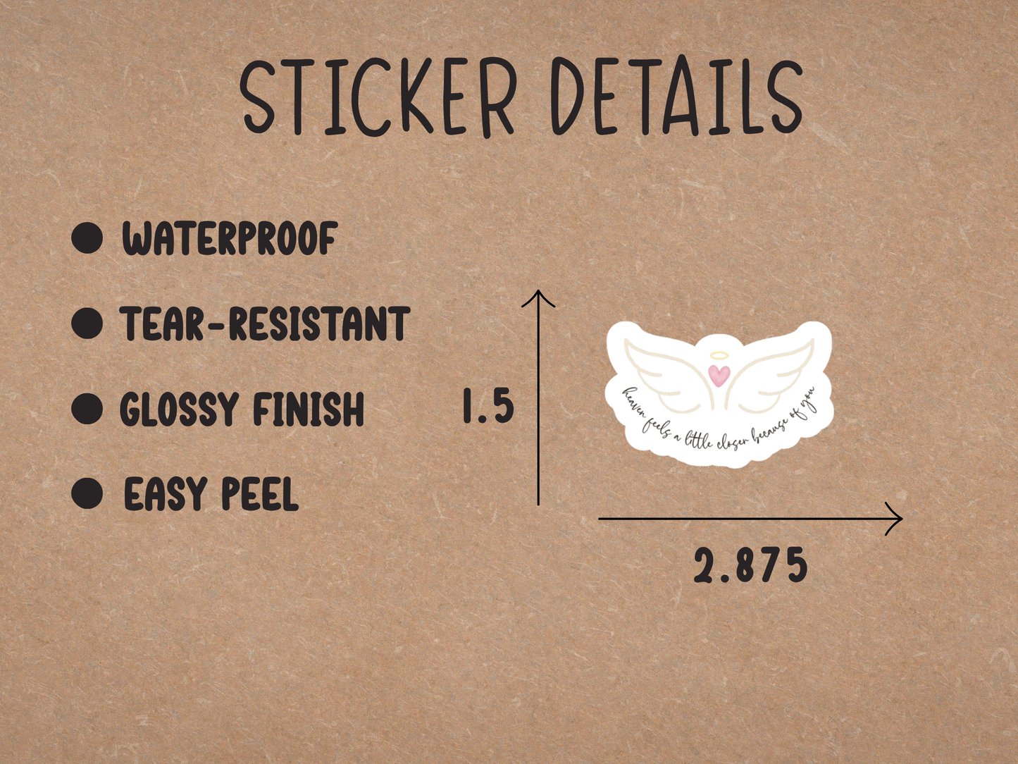 Heaven Feels a Little Closer Sticker