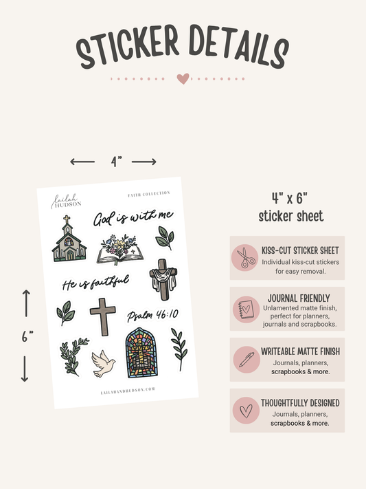 Faith Sticker Sheet