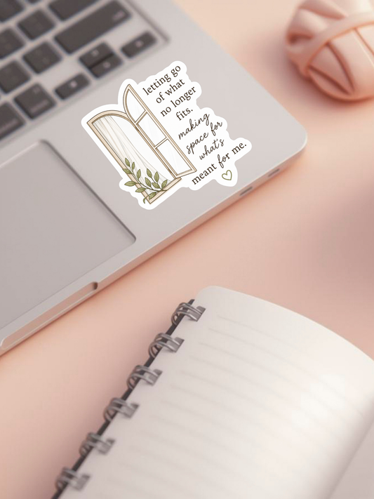 Letting Go Sticker
