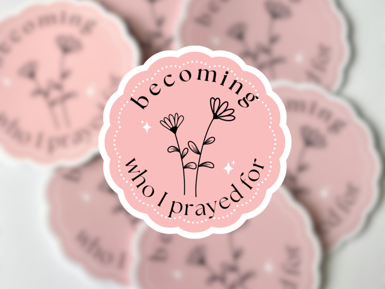 In My becoming Stickers