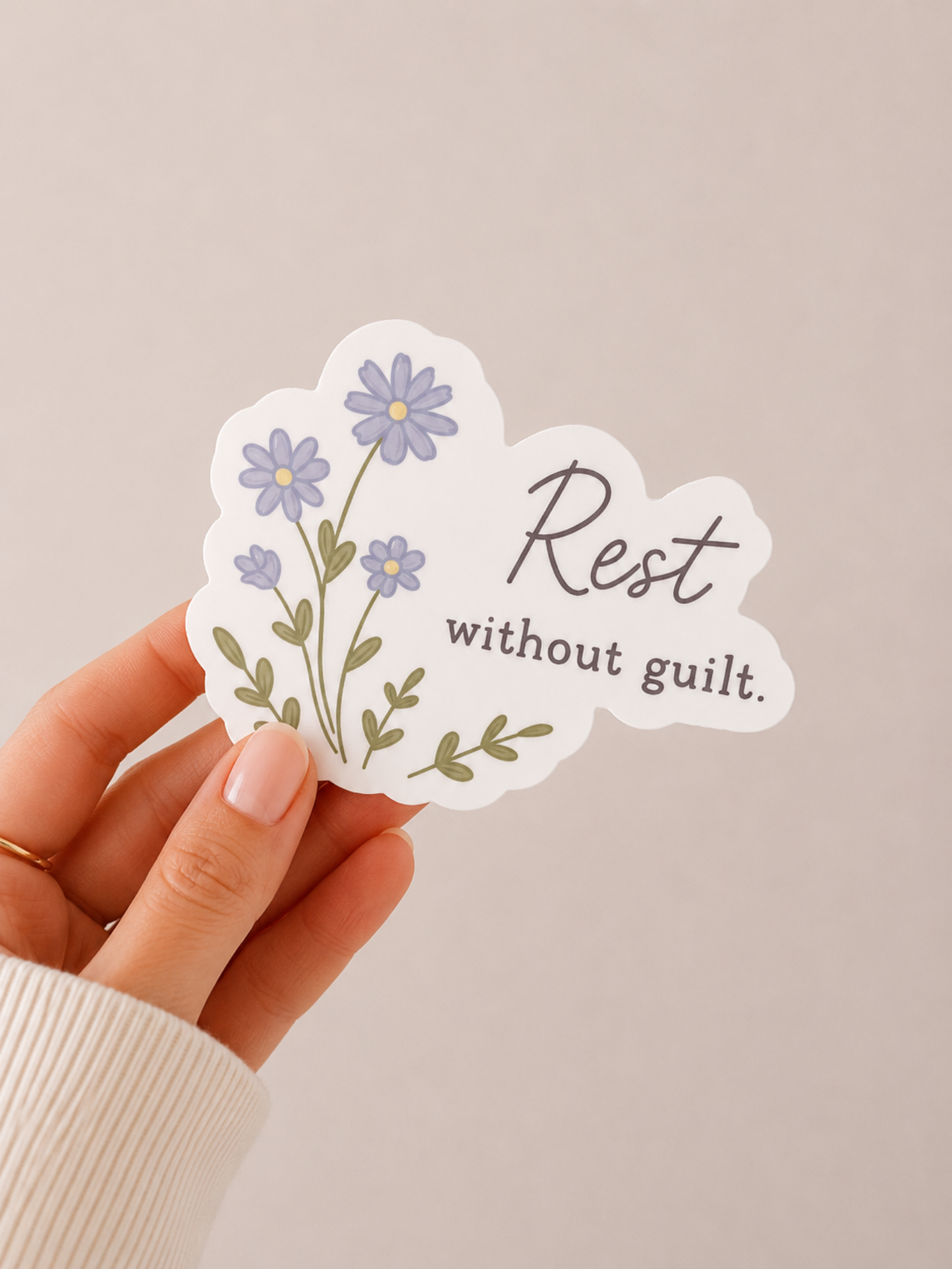 Rest Without Guilt Sticker