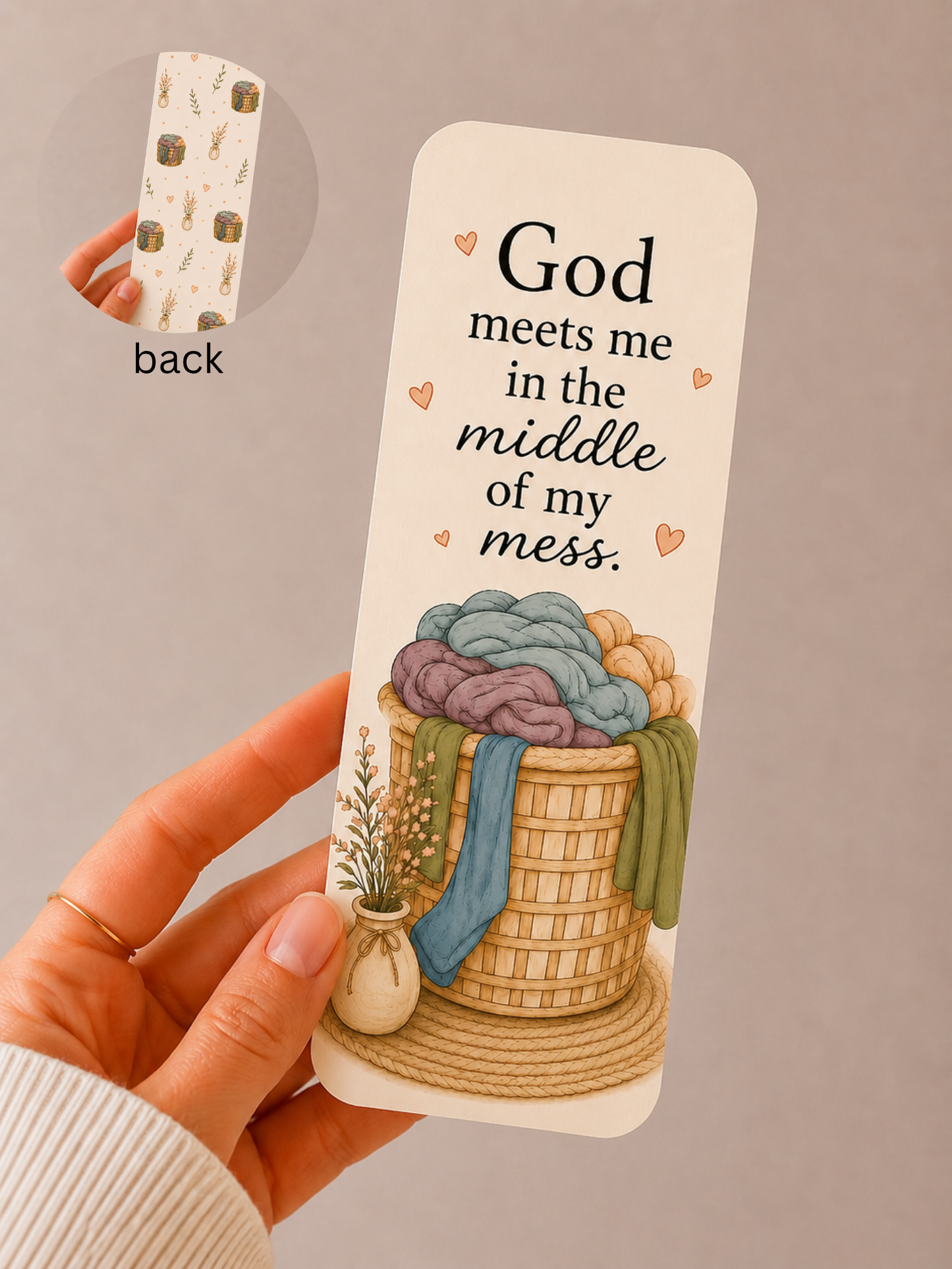 God Meets Me in the Middle of My Mess Bookmark