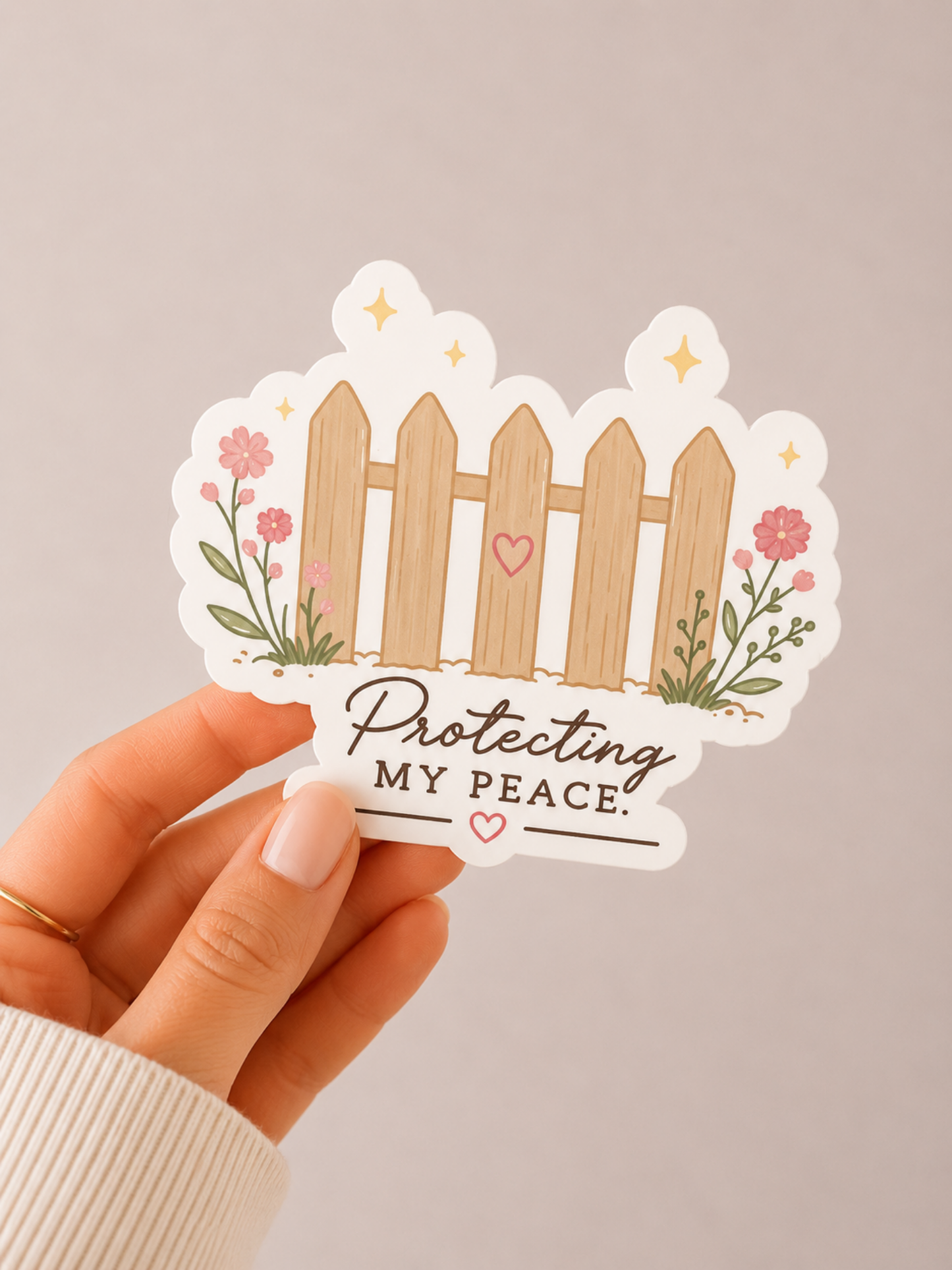 Protecting My Peace Sticker
