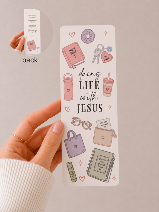 Doing Life With Jesus Bookmark