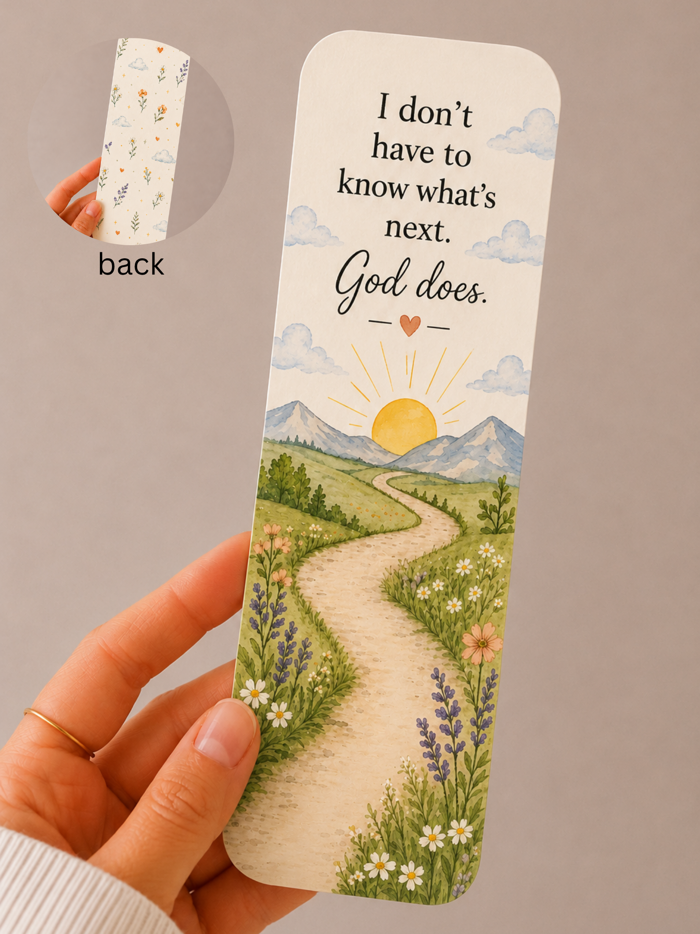 I Don't Have to Know What's Next Bookmark