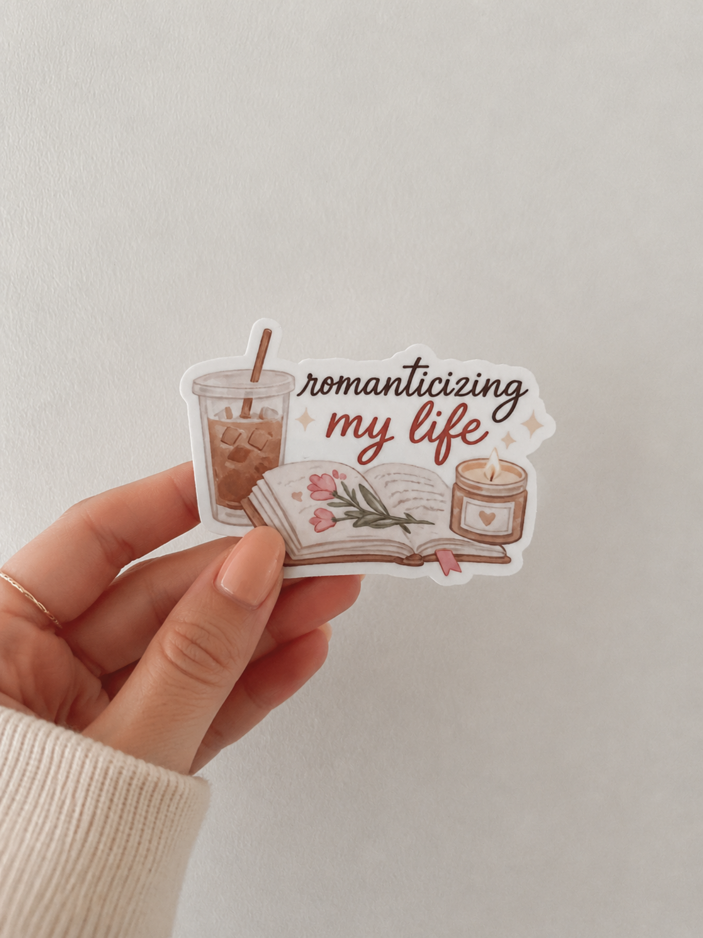 Romanticizing My Life Sticker