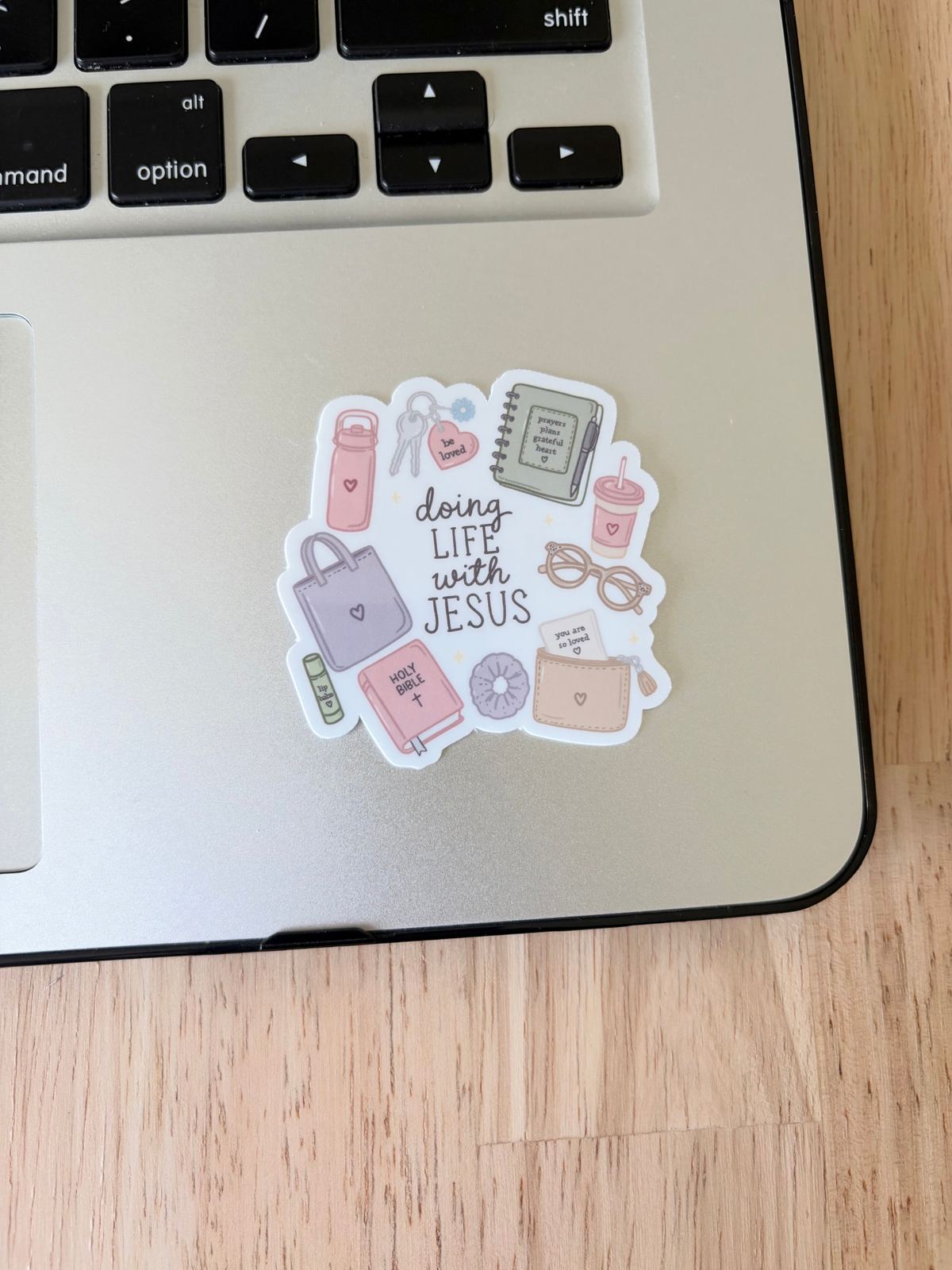 Doing Life With Jesus Sticker