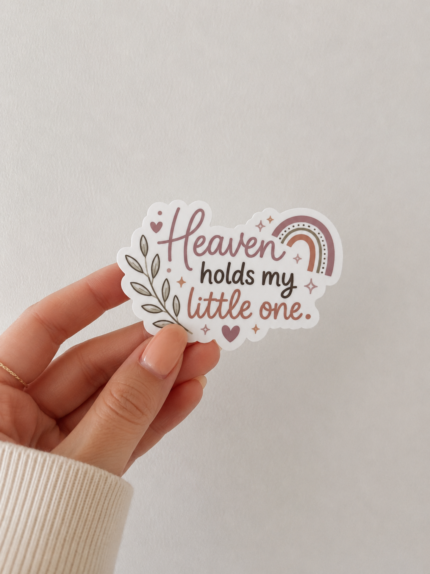 Heaven Holds My Little One Sticker