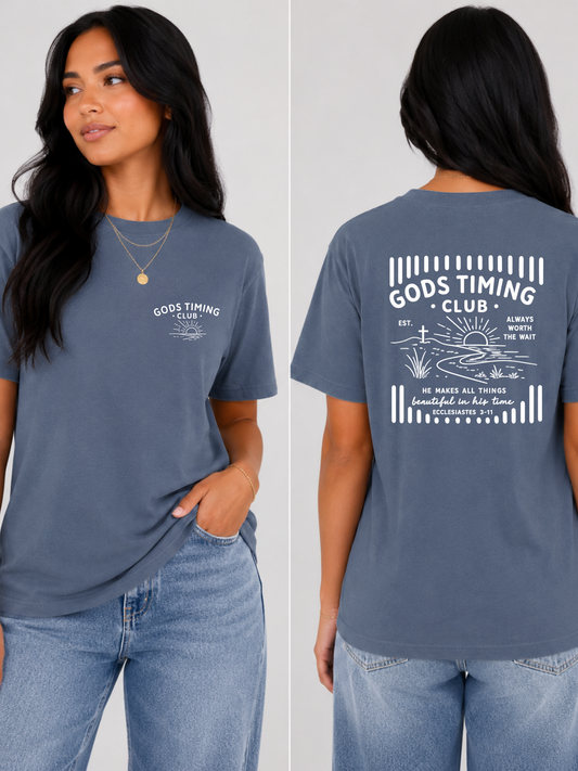 God's Timing Club Shirt