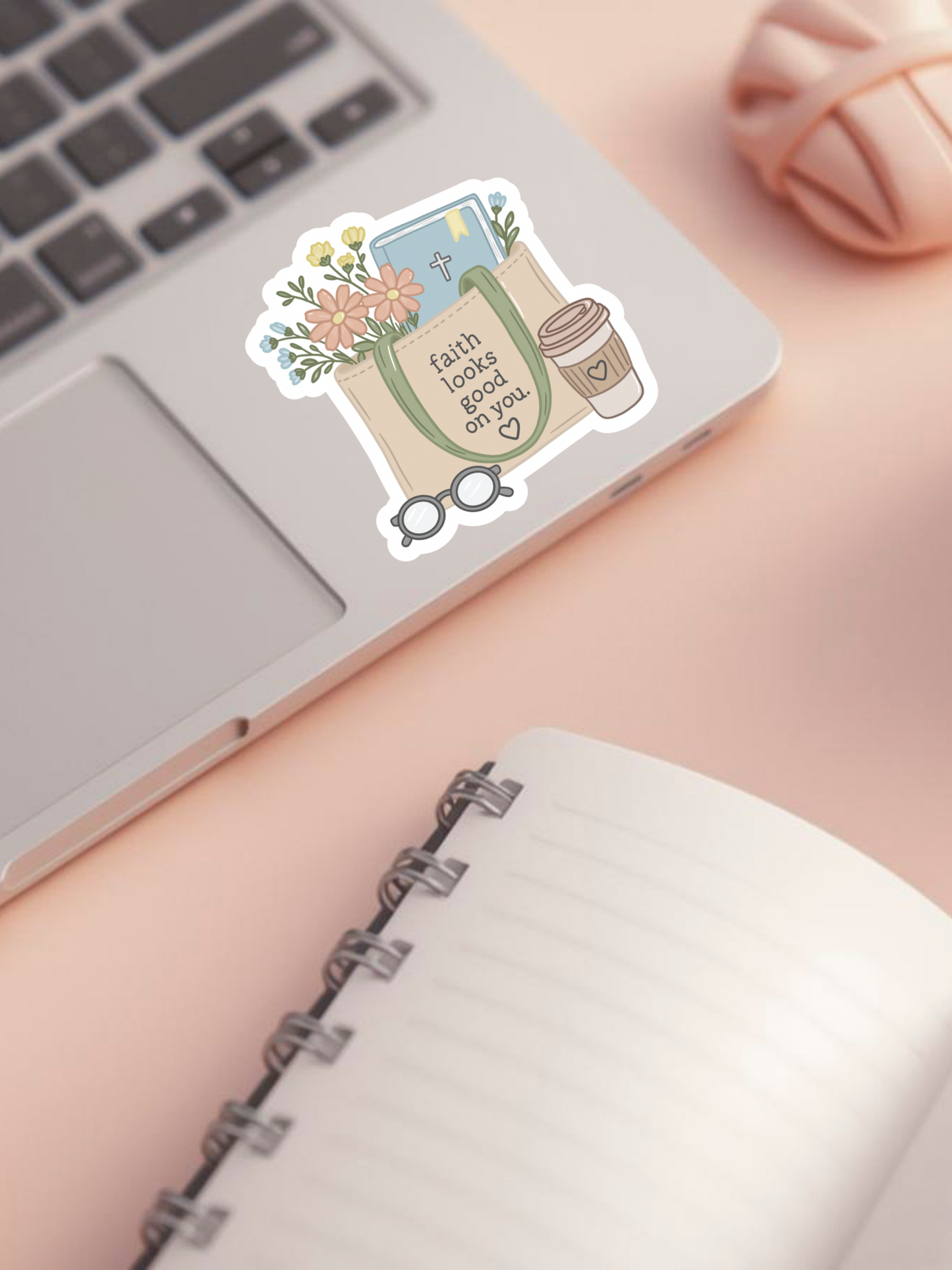 Faith Looks Good On You Sticker