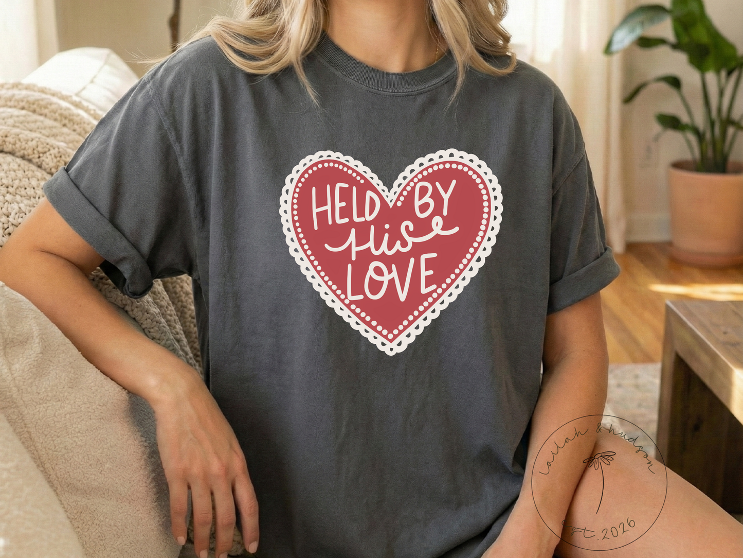 Held by His Love - Christian Comfort Tee