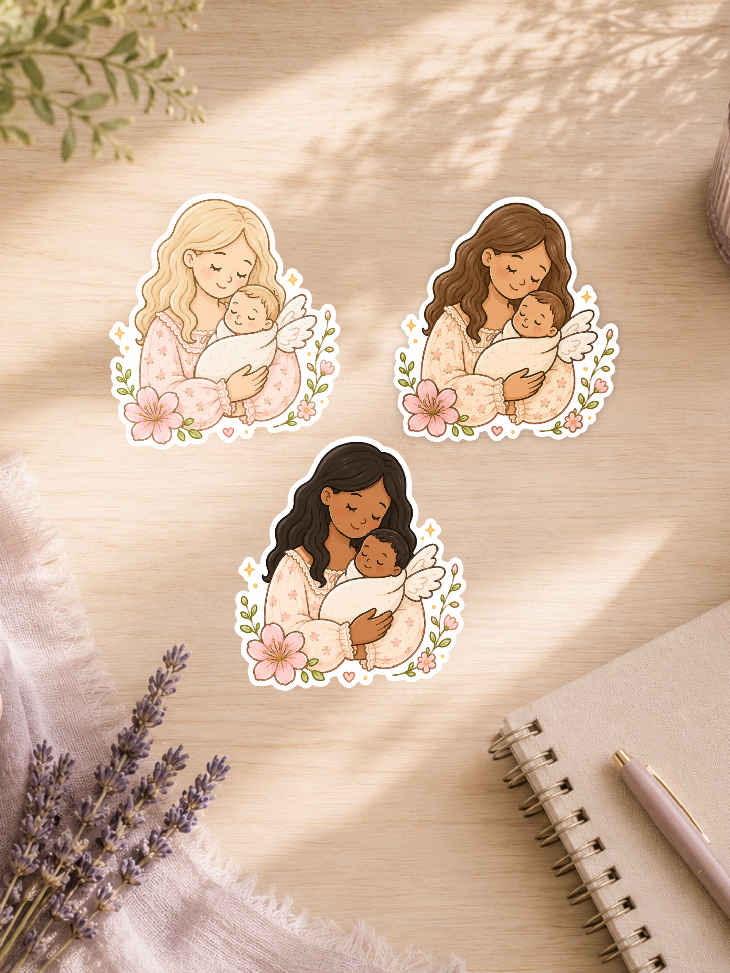 Angel Mom Sticker