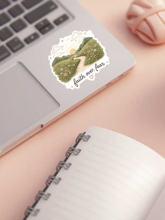 Faith Over Fear Sticker