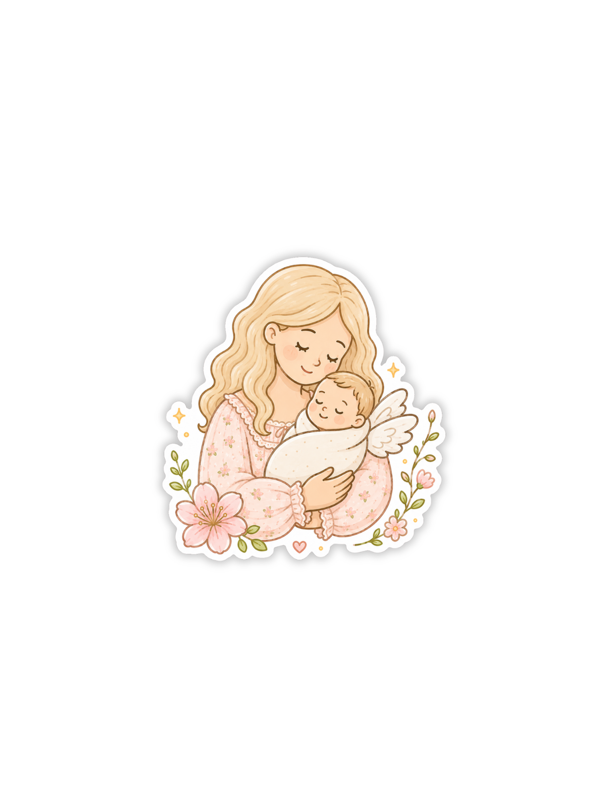 Angel Mom Sticker