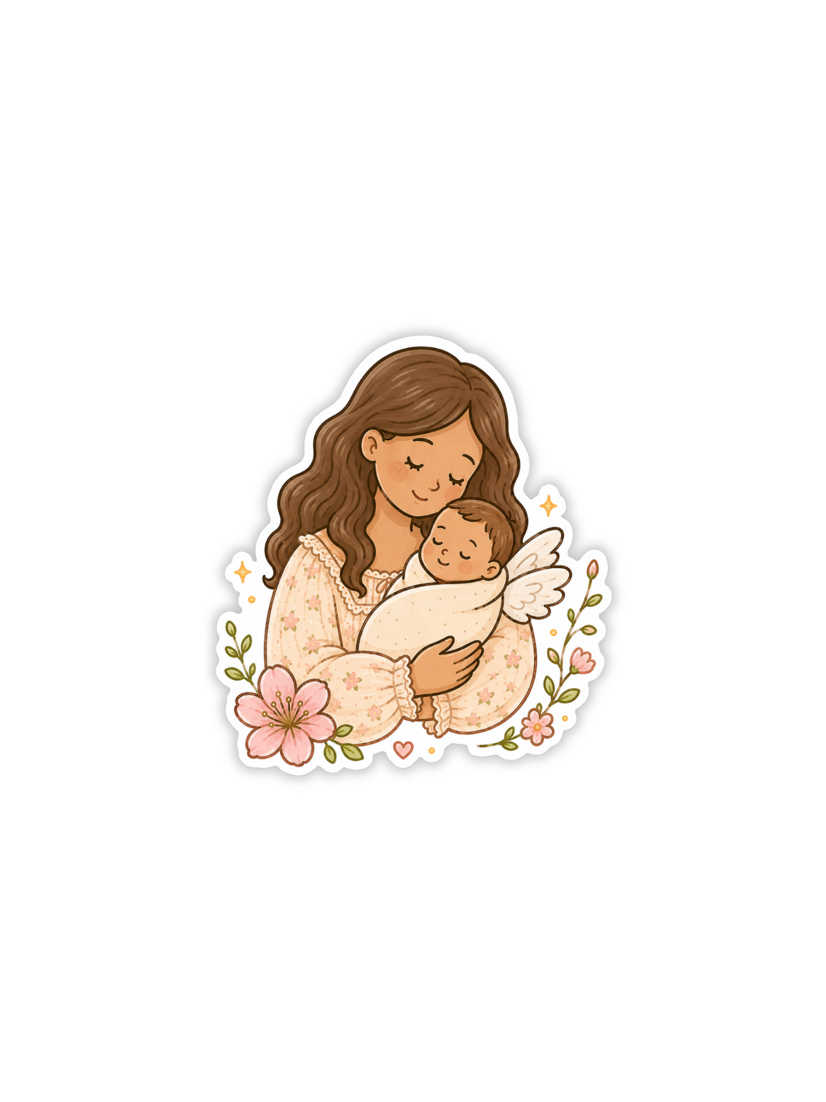 Angel Mom Sticker