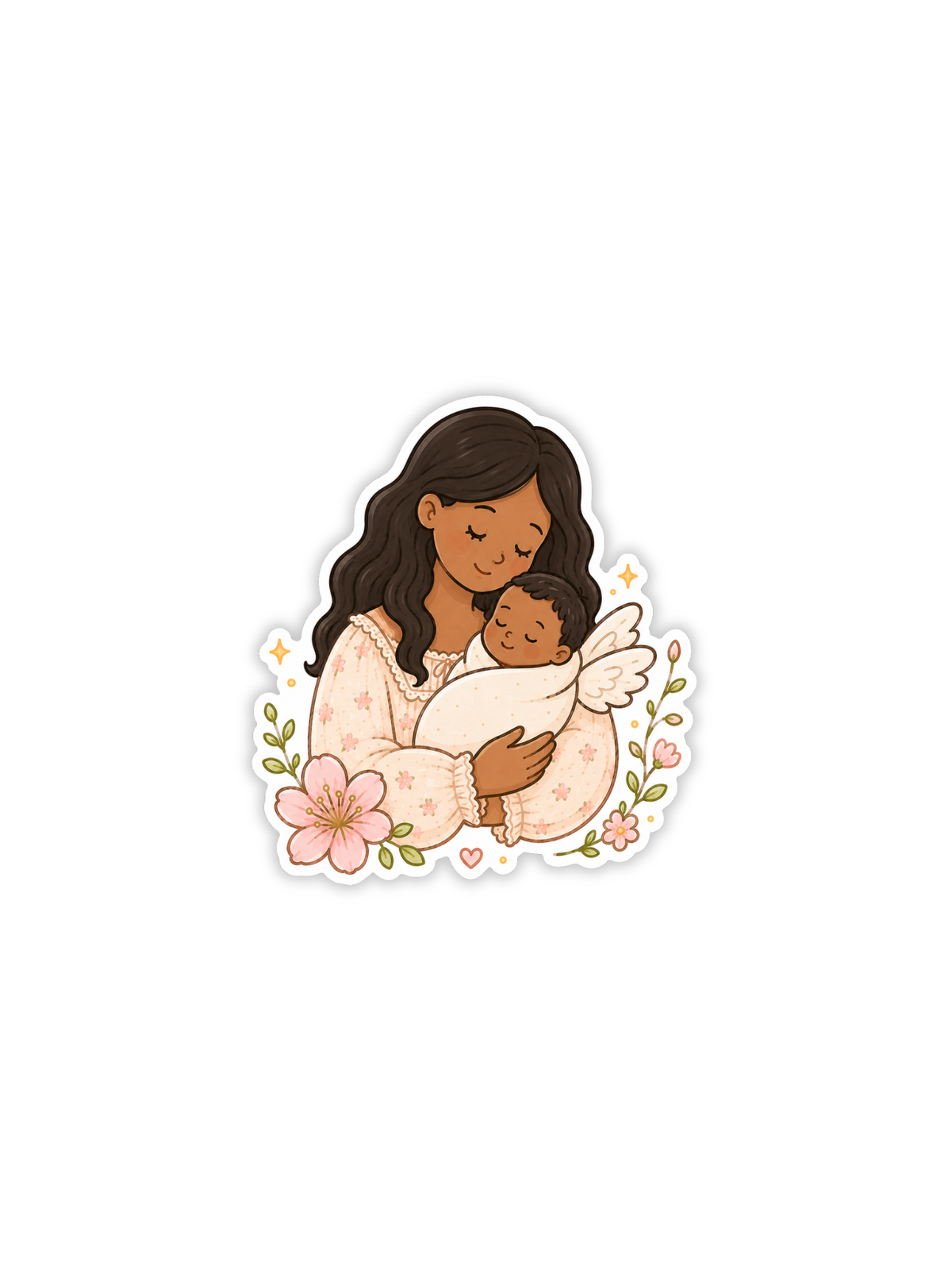 Angel Mom Sticker
