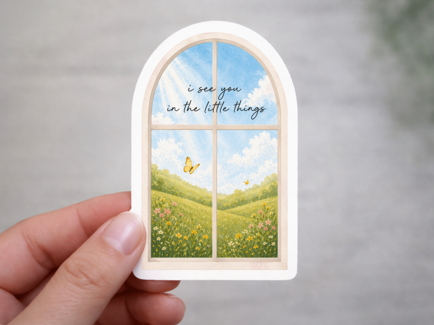 I see you in the little things