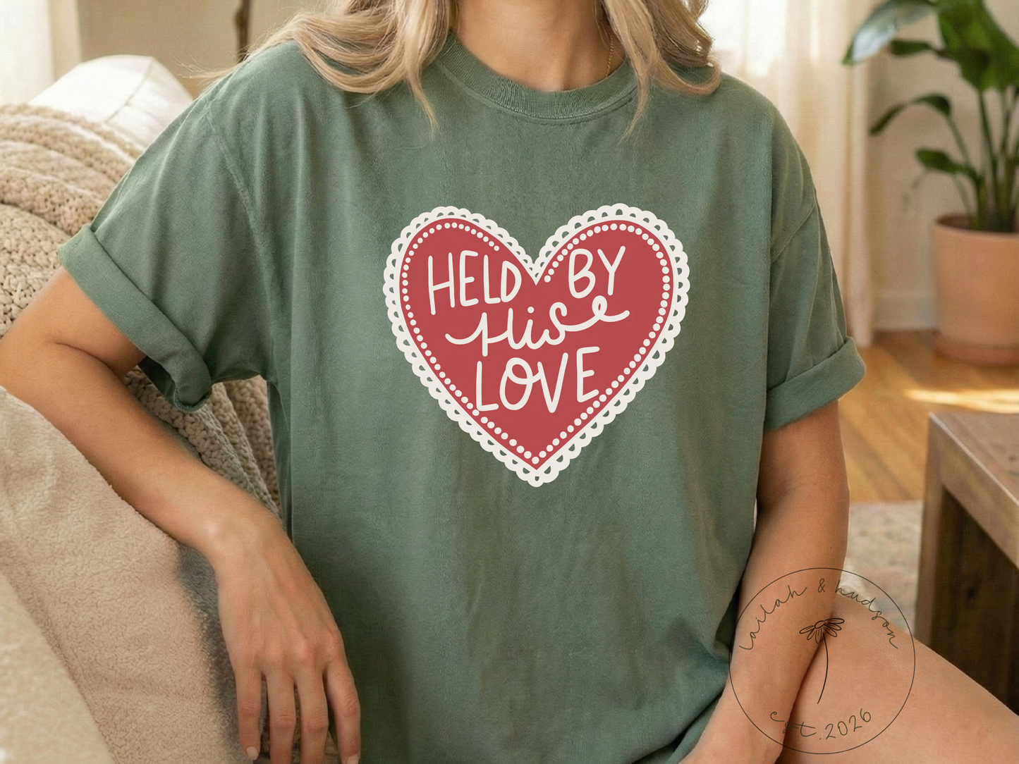 Held by His Love - Christian Comfort Tee