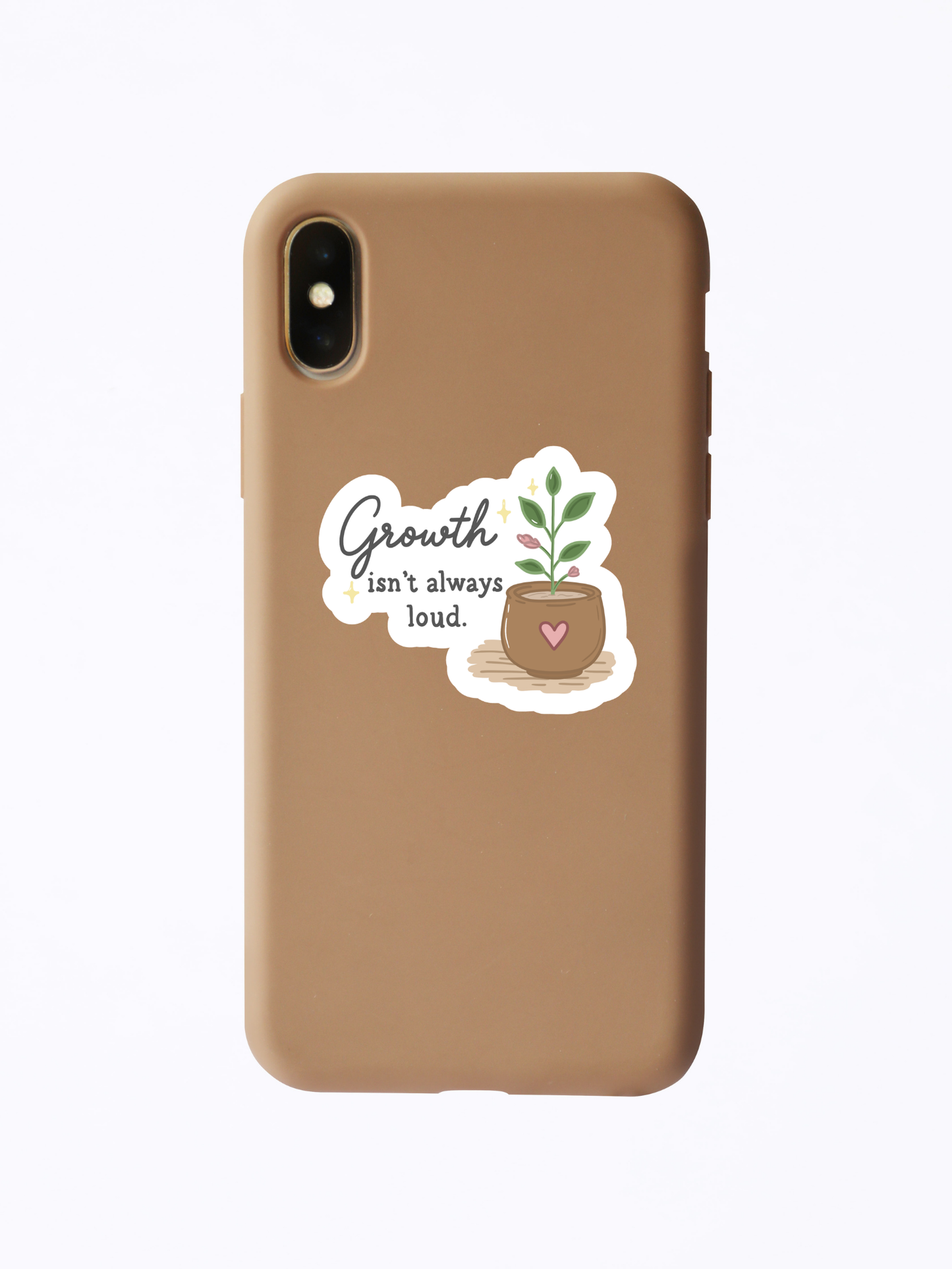 Growth Isn't Always Loud Sticker