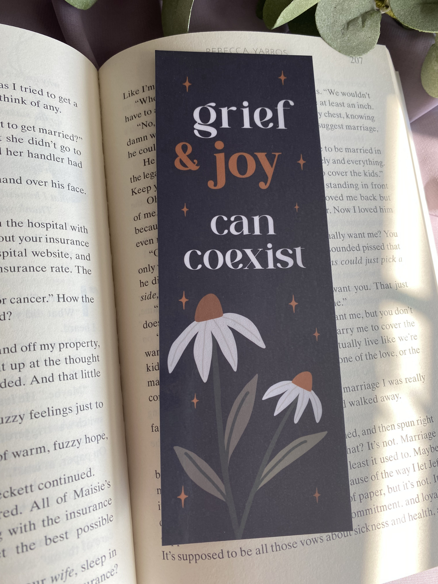 Grief & Joy Can Coexist Bookmark