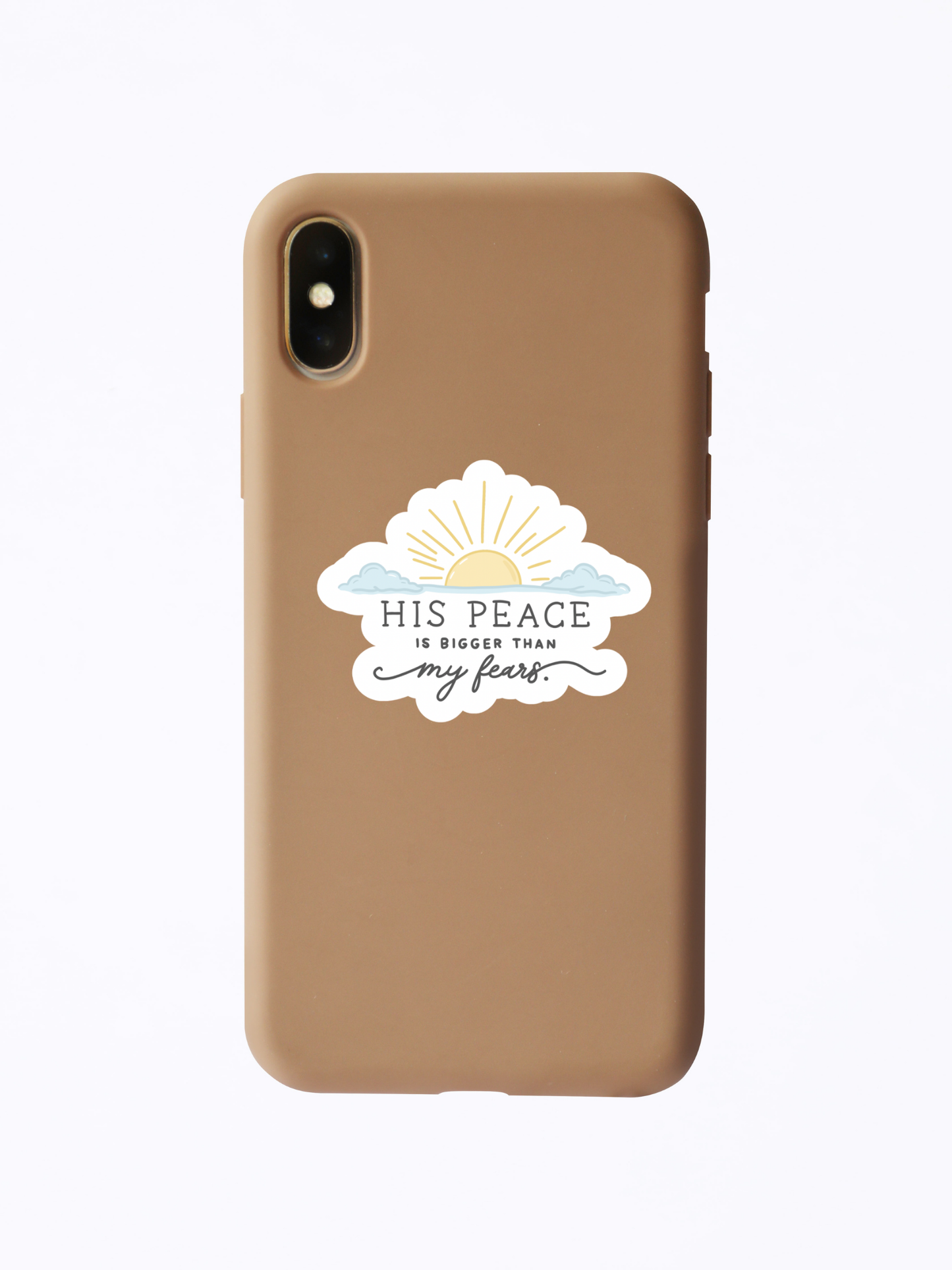 His Peace Is Bigger Than My Fears Stickers
