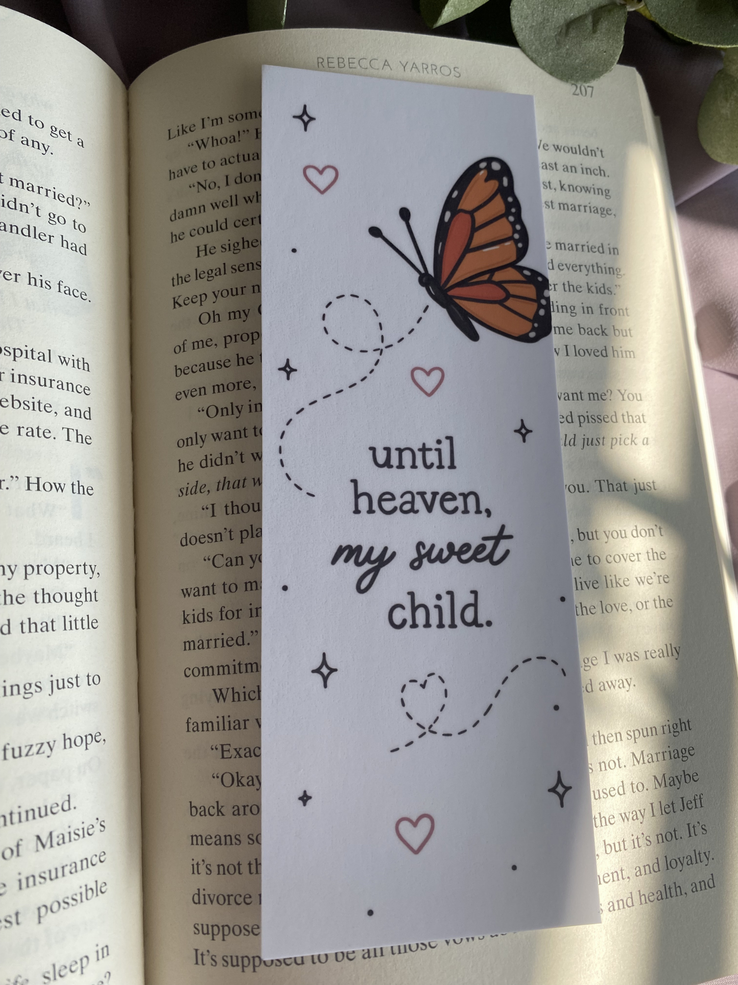 Until Heaven, My Sweet Child Bookmark