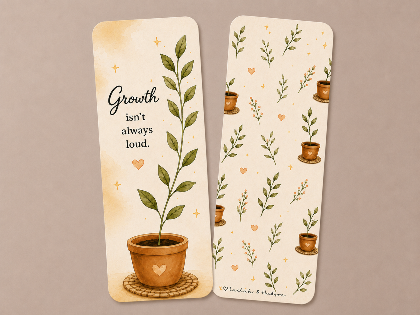 Growth Isn't Always Loud Bookmark