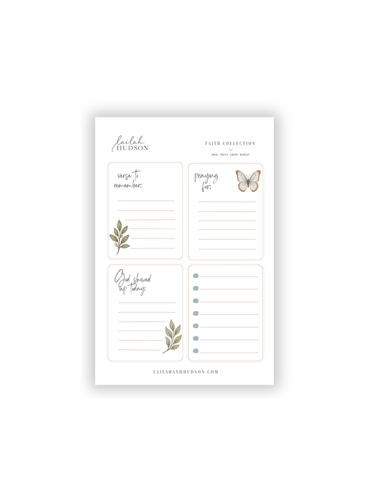 Christian Faith & Bible Journaling Sticker Set
