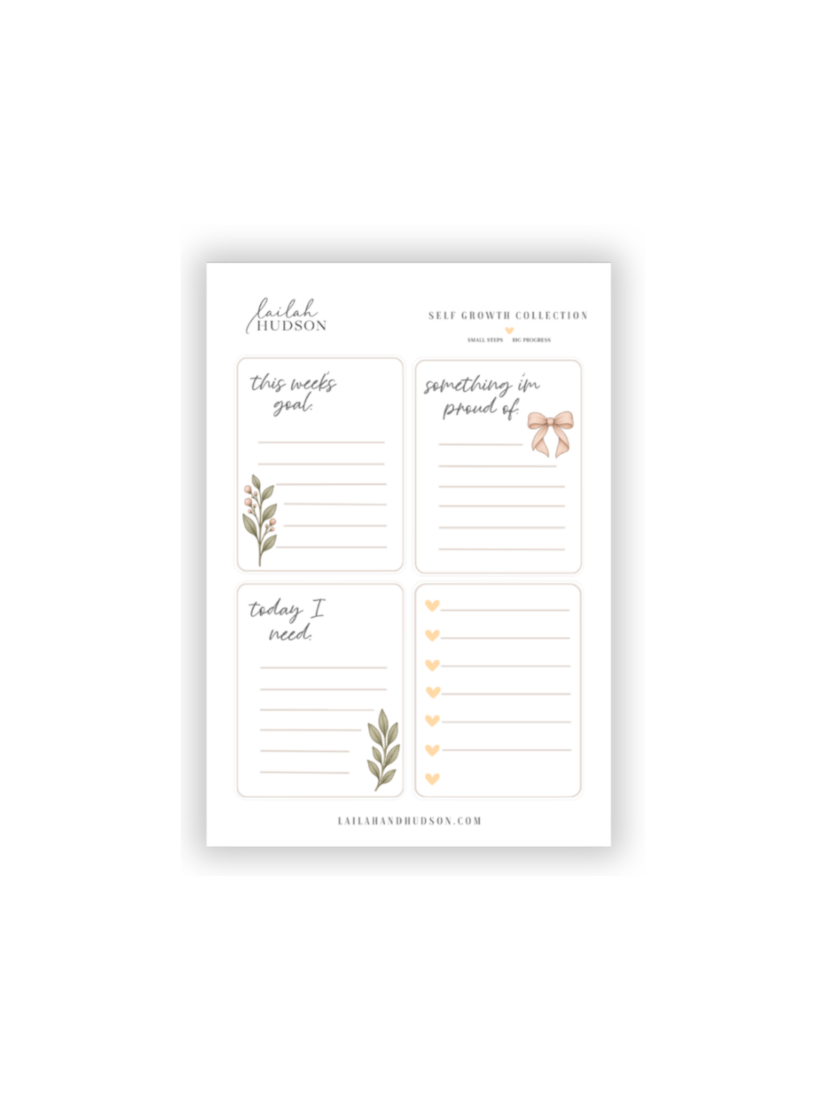 Self Care & Motivational Planner Sticker Set