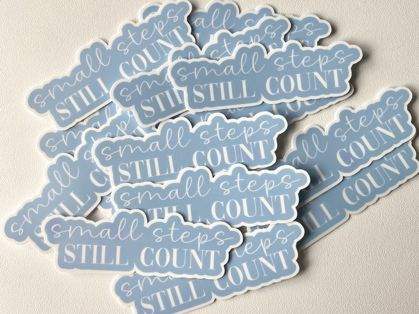 Small Steps Still Count Sticker