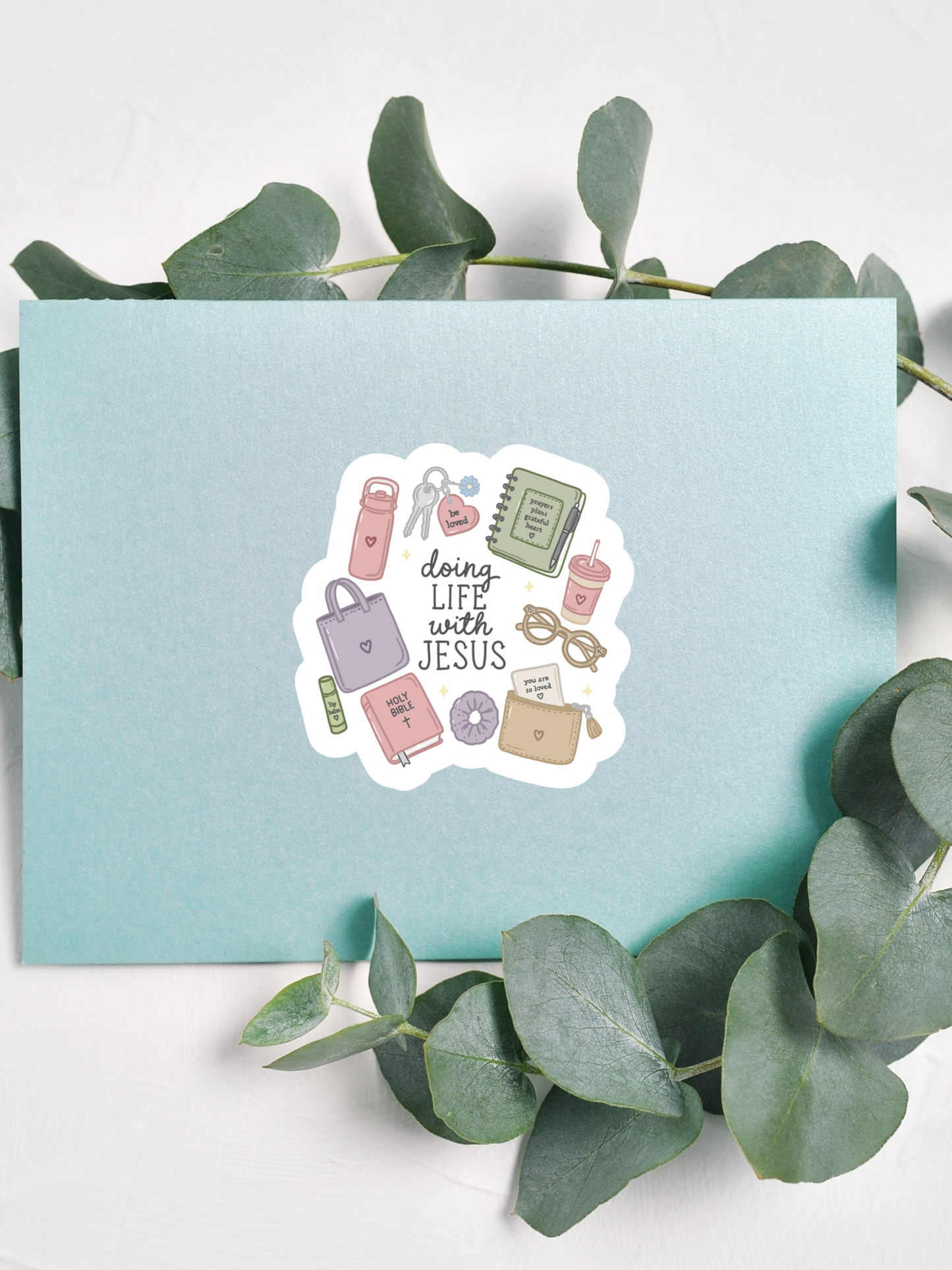 Doing Life With Jesus Sticker