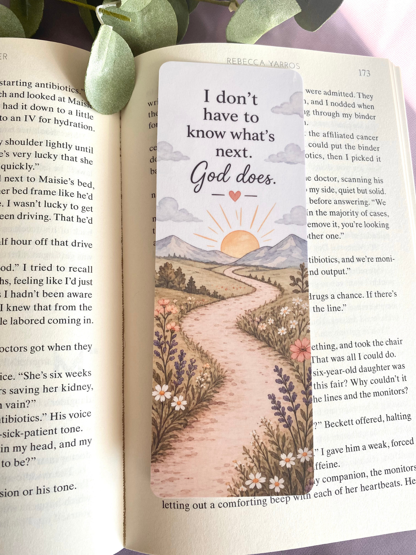 I Don't Have to Know What's Next Bookmark