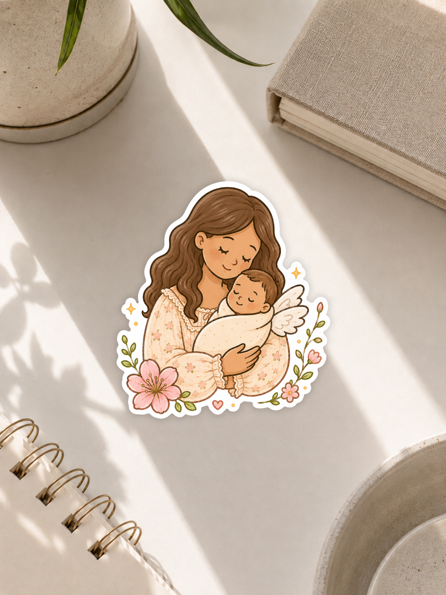 Angel Mom Sticker