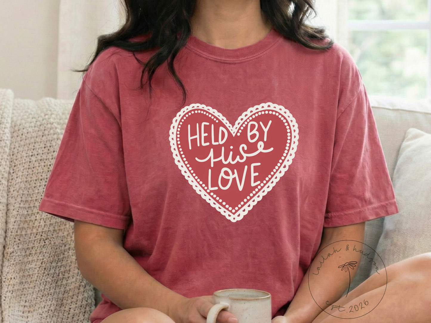Held by His Love - Christian Comfort Tee