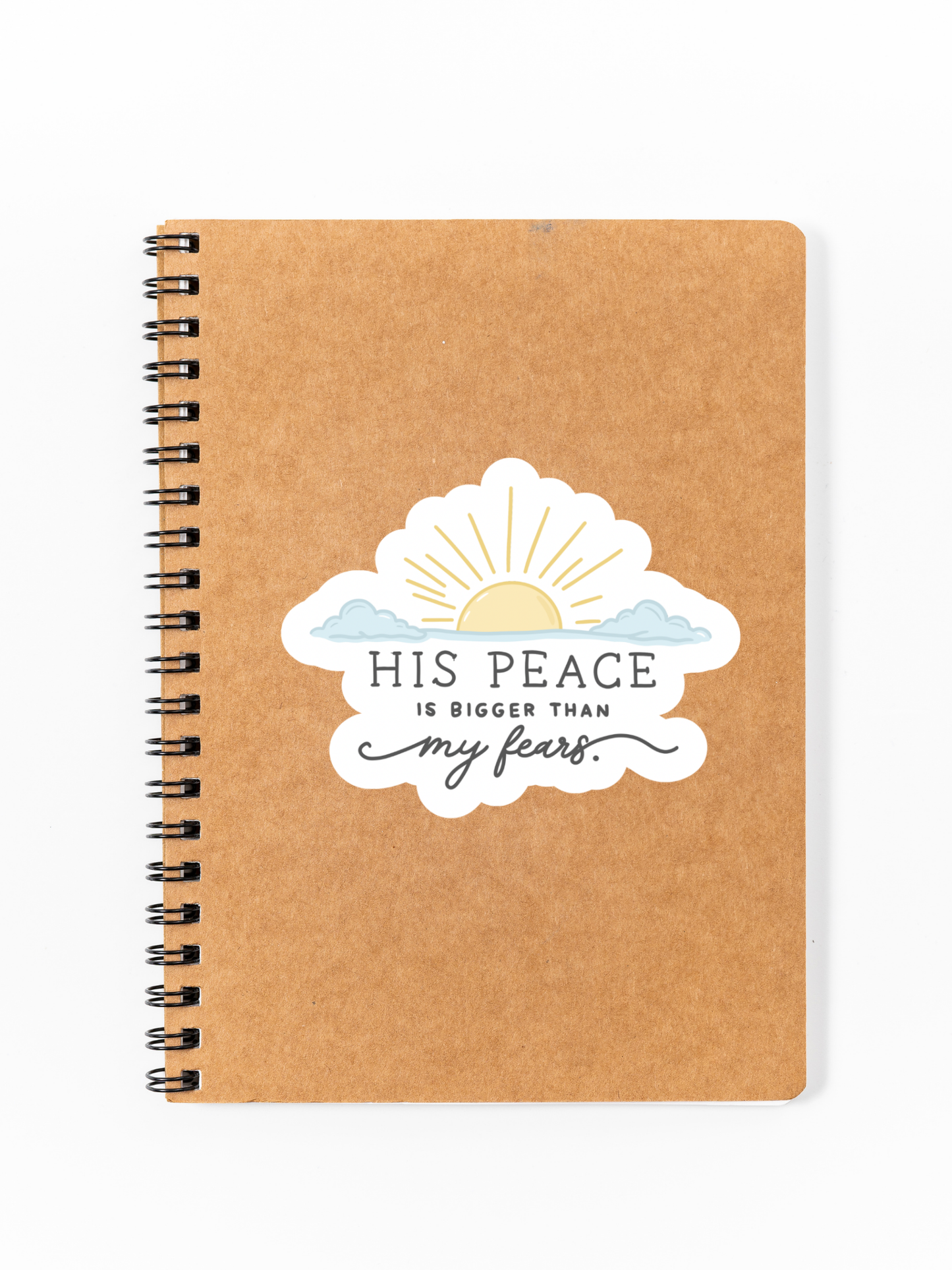 His Peace Is Bigger Than My Fears Stickers