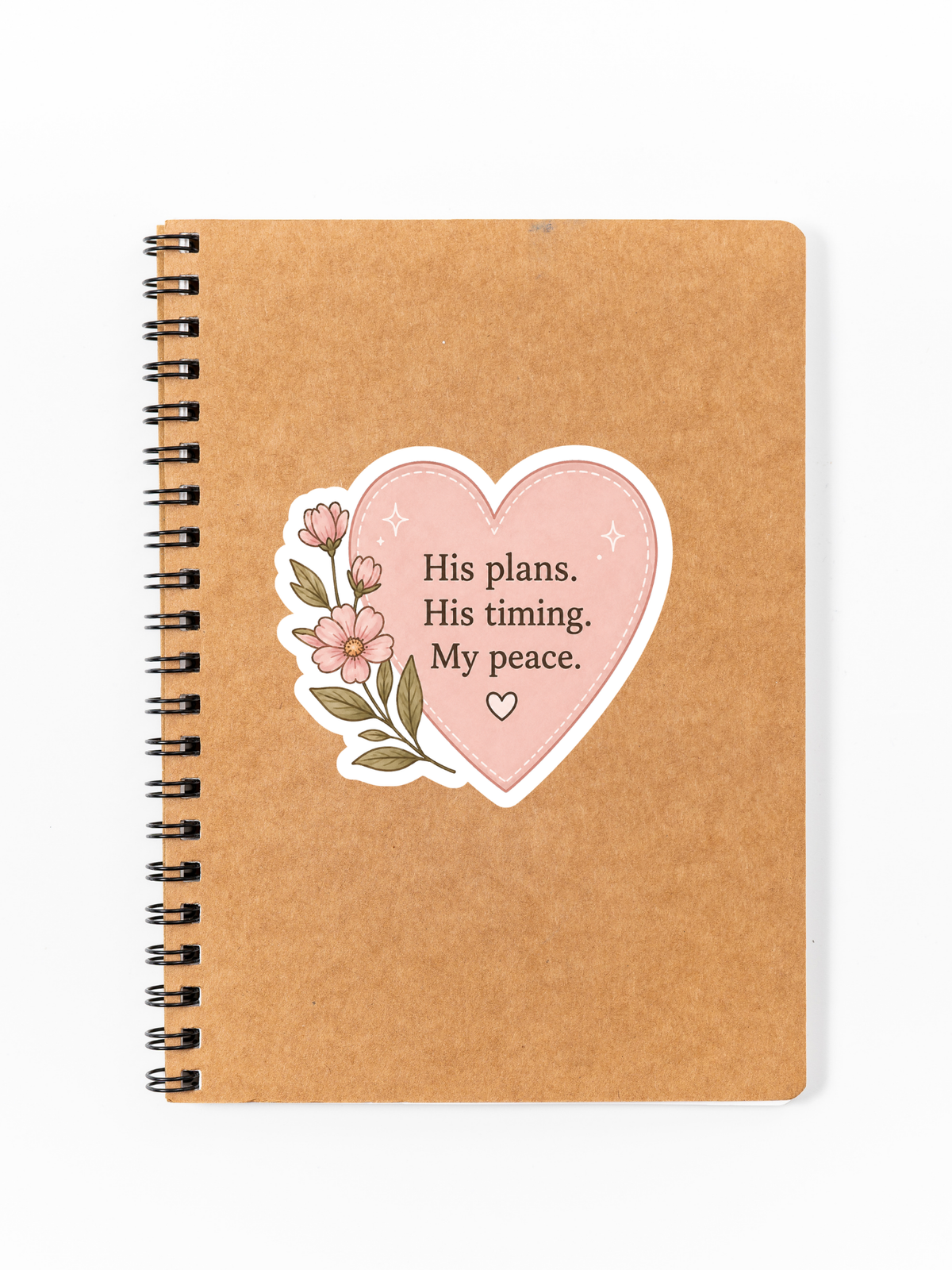 His Plans Sticker