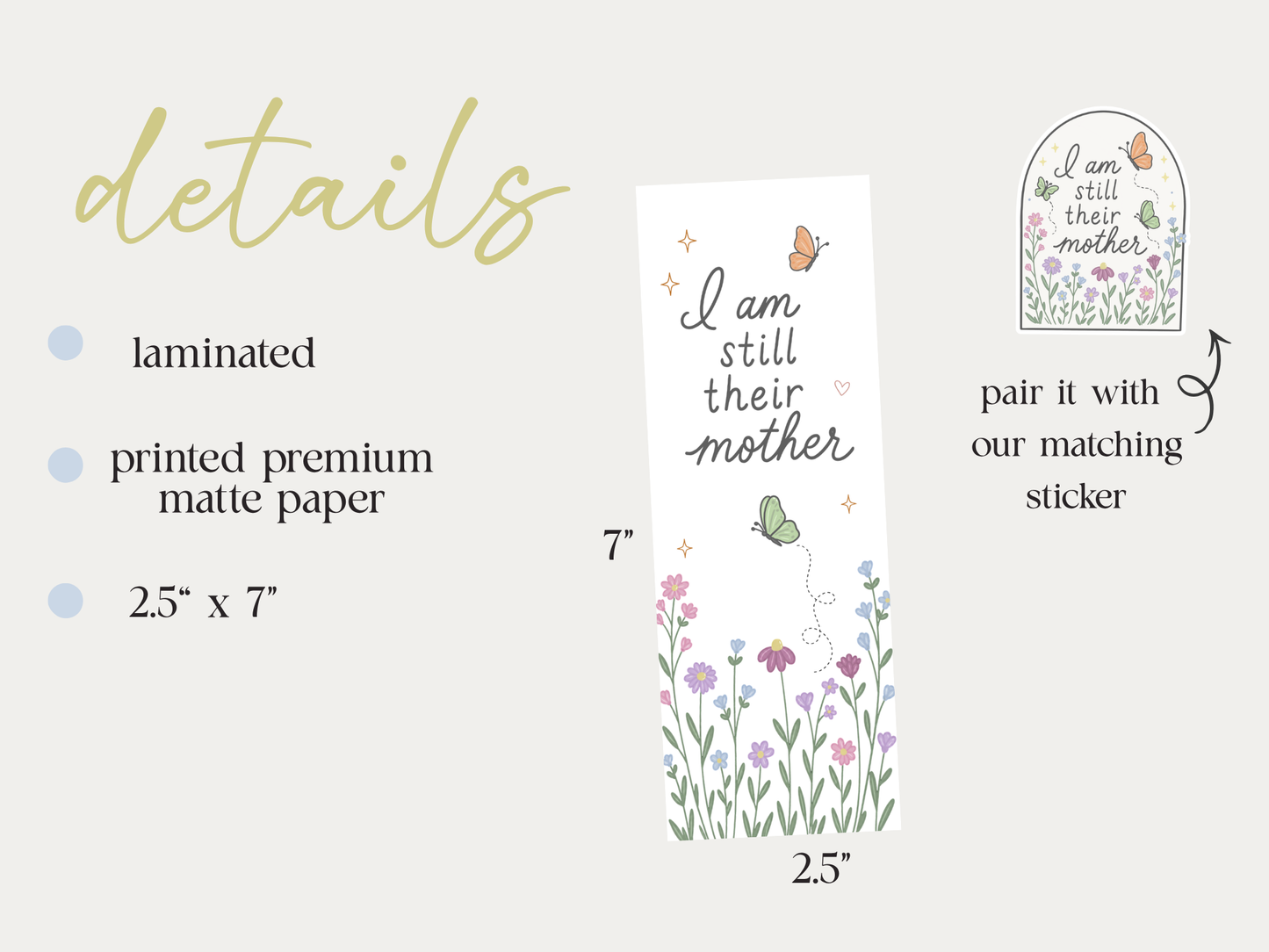I Am Still Their Mother Bookmark