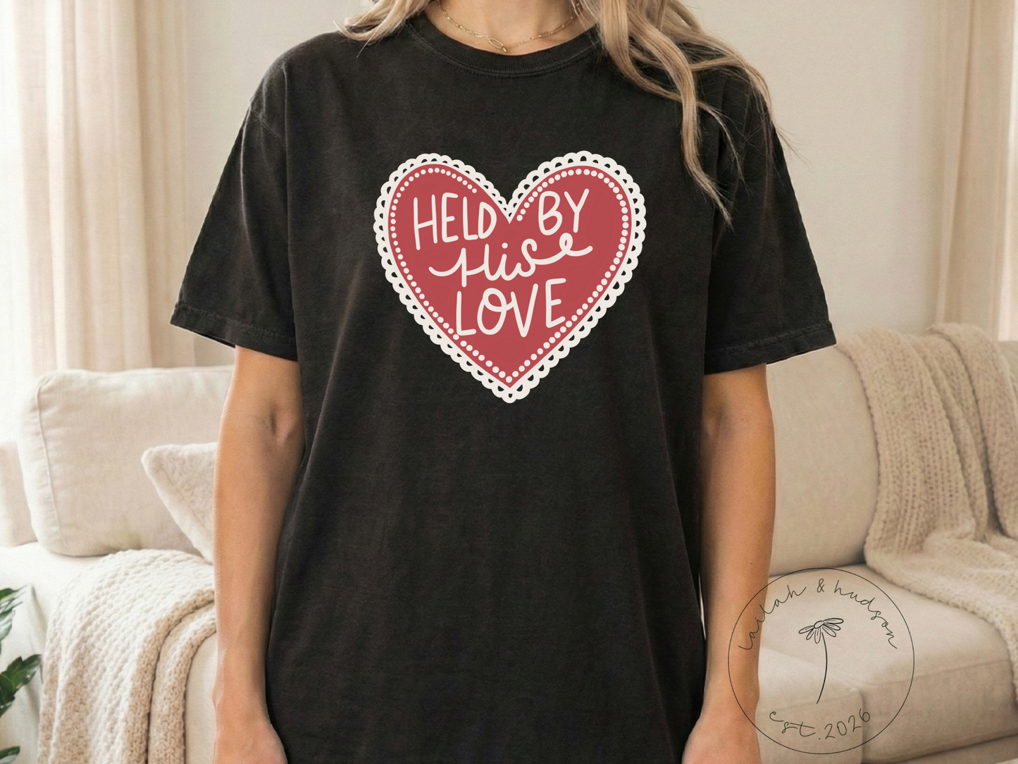 Held by His Love - Christian Comfort Tee