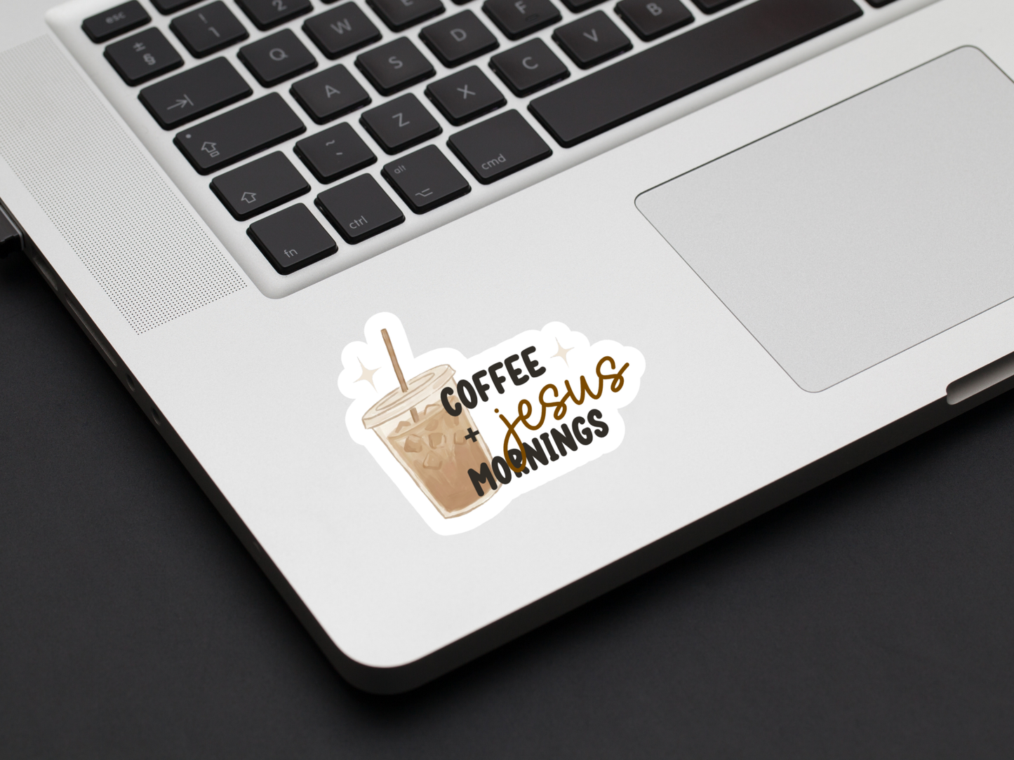 Coffee & Jesus Mornings Sticker