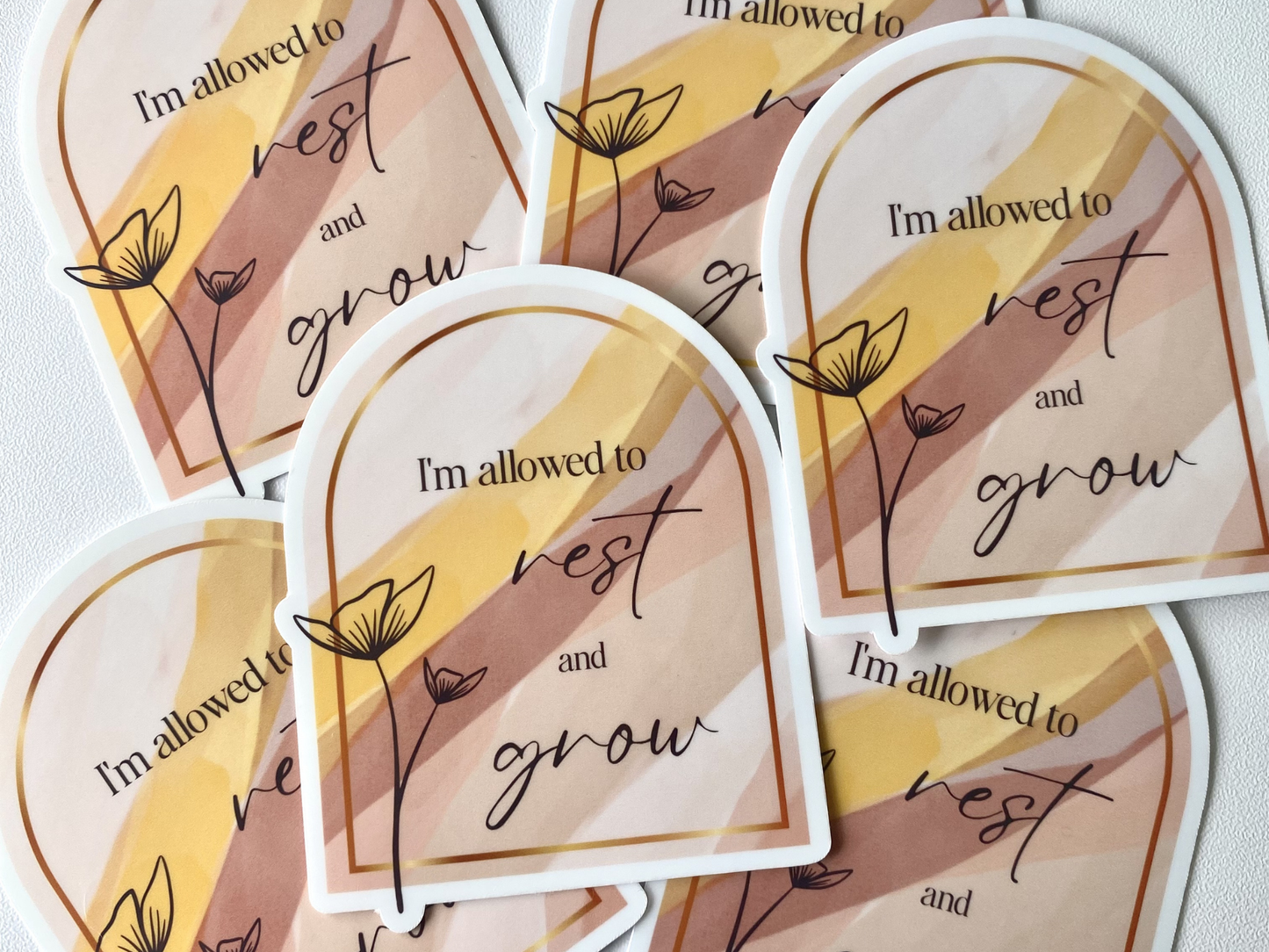 I’m Allowed to Rest and Grow Sticker
