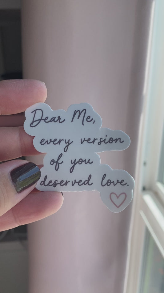 Dear Me Sticker