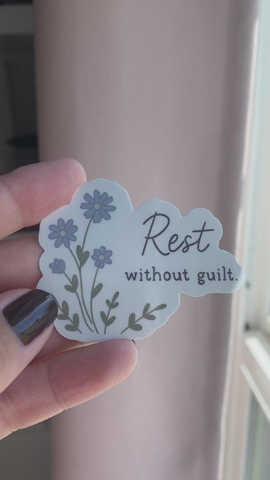 Rest Without Guilt Sticker