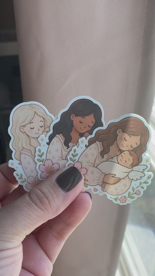 Angel Mom Sticker